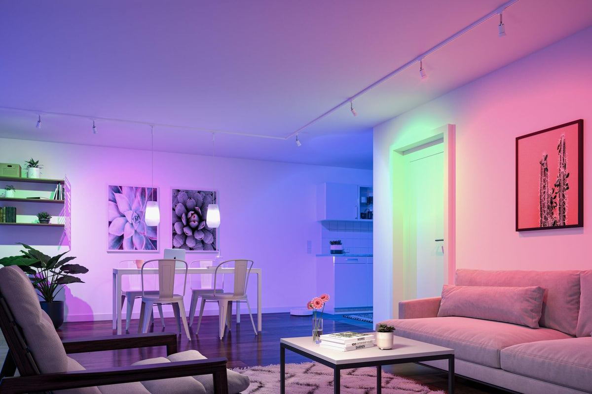 Resigilat|Paulmann 29147 bec LED Smart Home Zigbee GU10, 350 lm, 4,8W, RGBW+, reglabil, alb mat