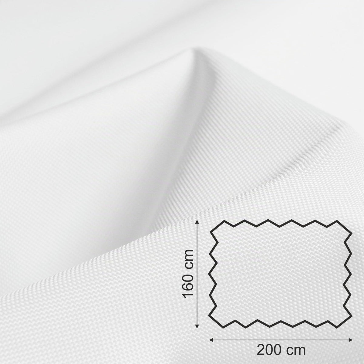 Resigilat|DreamRoots material textil impermeabil pentru exterior, alb, 2 m
