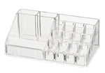 Resigilat|WENKO Femme organizator pentru cosmetice, 16 compartimente, acril, 22,5 x 8 x 12,5 cm, transparent