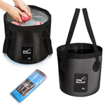 Resigilat|Huamirra galeata pliabila 20 L, multifunctie, portabila, pentru camping, pescuit si activitati outdoor, neagra