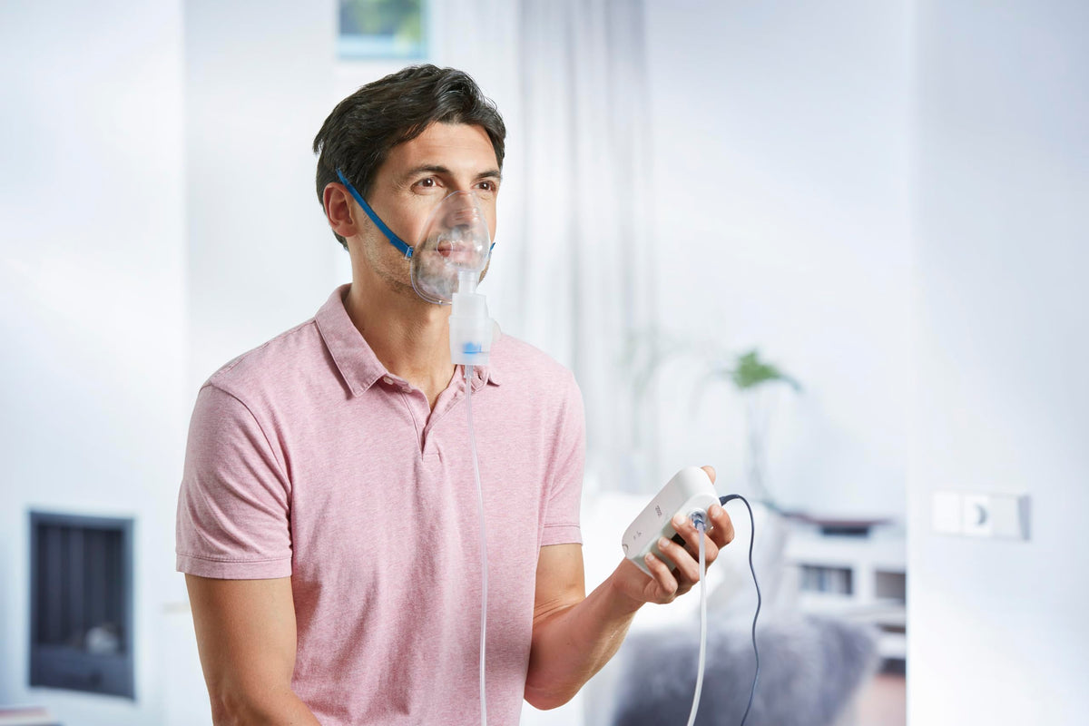 |Resigilat| OMRON C803 inhalator cu compresor pentru copii și adulți, compact și ușor, aparat de inhalare pentru tuse, răceală, bronșită și astm