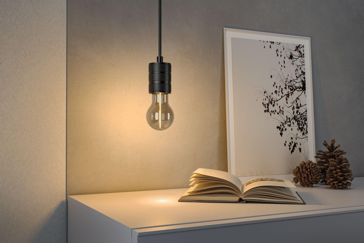 Resigilat|Paulmann 29181 Floating Shine bec LED standard E27, 60 lm, 2,2W, 1800K, sticla fumurie