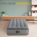 |Resigilat| INTEX DuraBeam saltea gonflabilă 1 persoană, 99 x 191 x 30 cm, max. 136 kg, pompă electrică USB integrată, Fiber-Tech, 64112