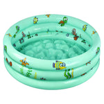 Resigilat|Piscina gonflabila pentru copii Ø100 cm, piscina mica cu 3 inele, pentru familie, gradina, curte si activitati outdoor