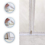 Resigilat|HOOMEE etansare usa pentru aer conditionat mobil si uscator cu evacuare, Hot Air Stop, cu fermoar, 90 x 210 cm