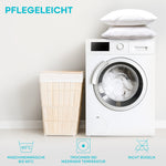 Resigilat|Set 2 protectii impermeabile pentru perna 60 x 60 cm, cu fermoar, certificat Oeko-Tex, tehnologie Twinzen, albe