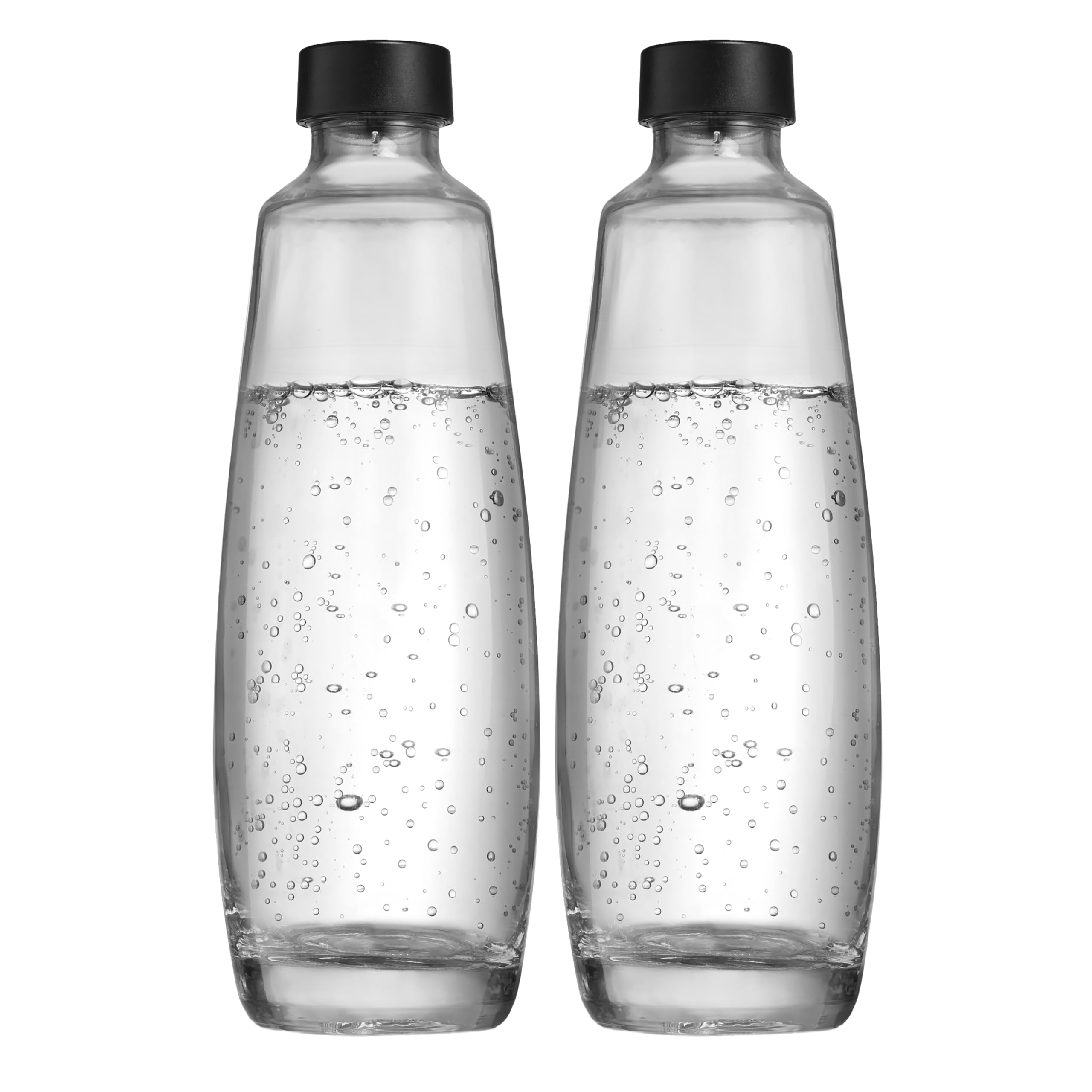 Resigilat|SodaStream DUO, set 2 sticle din sticla de 1 L, compatibile cu aparatele DUO si E-DUO