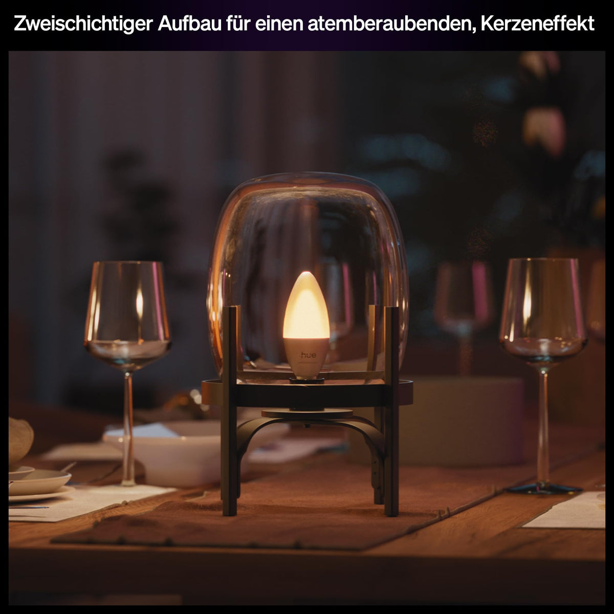 Resigilat|Philips Hue bec LED inteligent tip lumanare, B39, E14, 1 bucata