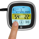 Resigilat|WMF BBQ termometru digital pentru carne, 5 niveluri de gatire, display LED tactil, timer si suport magnetic