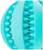 Resigilat|TRIXIE Denta Fun minge pentru caini, aroma de menta, diametru 7 cm, turcoaz