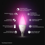 Resigilat|Philips Hue bec LED inteligent tip lumanare, B39, E14, 1 bucata