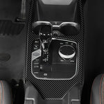 KUNGKIC Für BMW 1 Series 2 Series F40 F44 2020 2021 2022 2023 2024 Zubehör Kohlefaser Auto Schalttafel Abdeckung Getrieberahmen Gangschaltung Paneel Innenraum Dekorative,Geschenk (Schwarz)