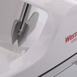 Resigilat|Westmark aparat pentru scos samburii din prune, cu recipient de colectare, 33,7 cm, inox si plastic, Steinfix