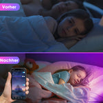 Resigilat|HOVVIDA banda LED RGB 5 m, 30 LED/m, 150 LED, control prin aplicatie si telecomanda, mod muzica si temporizator