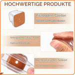 Resigilat|Protectii pentru picioare de scaun, 24 bucati, silicon transparent cu pasla, potrivite 13-19 mm, pentru parchet, laminat si gresie