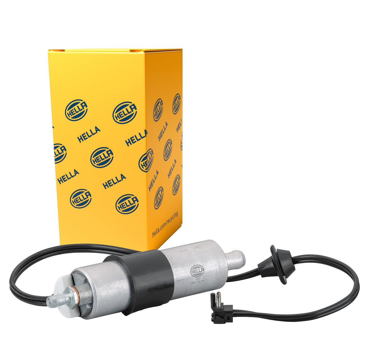 Resigilat| HELLA - 8TF 358 146-291 - Pompa electrica de combustibil, 2 poli