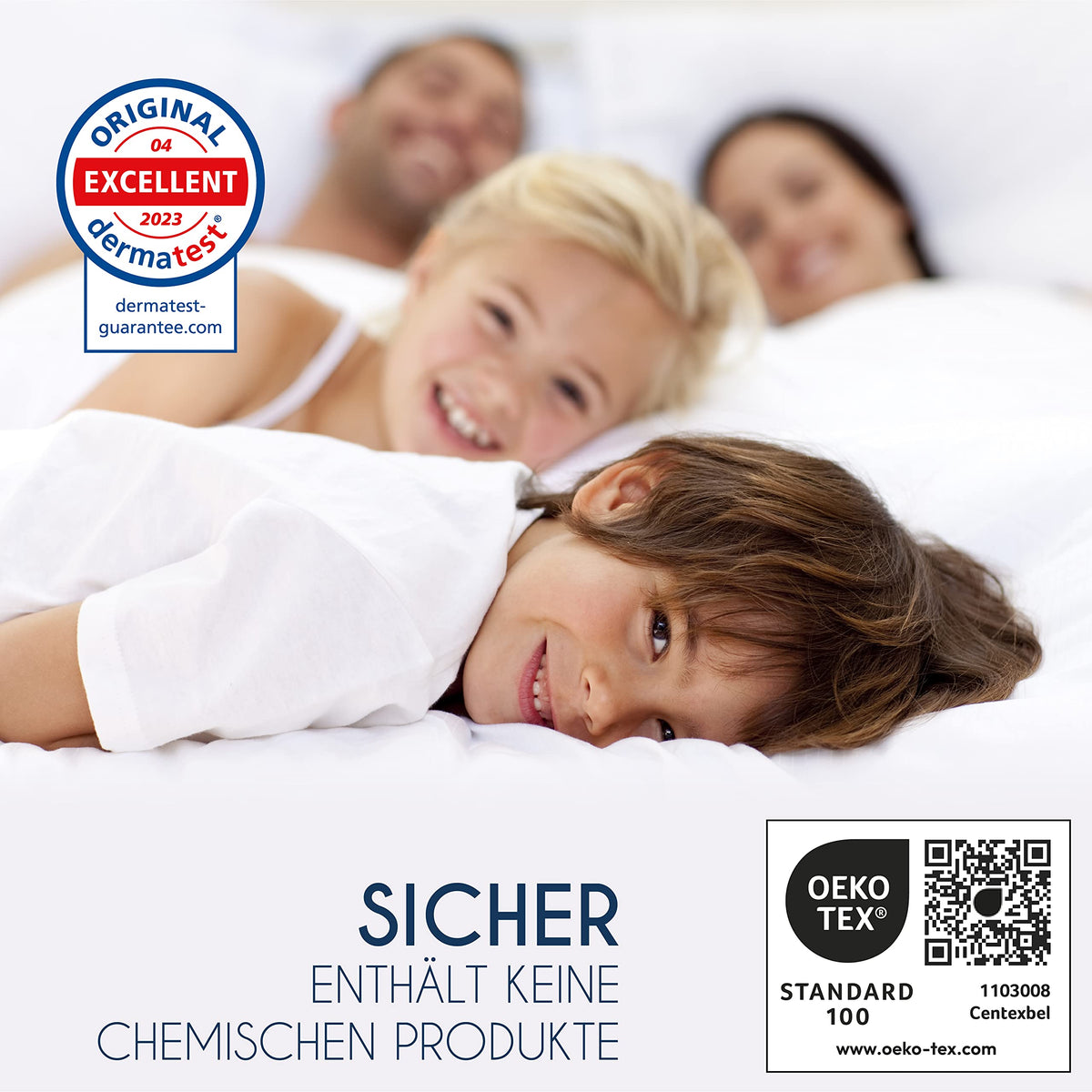 Resigilat|Dreamzie protectie impermeabila pentru saltea patut bebe, 70 x 140 cm, bumbac