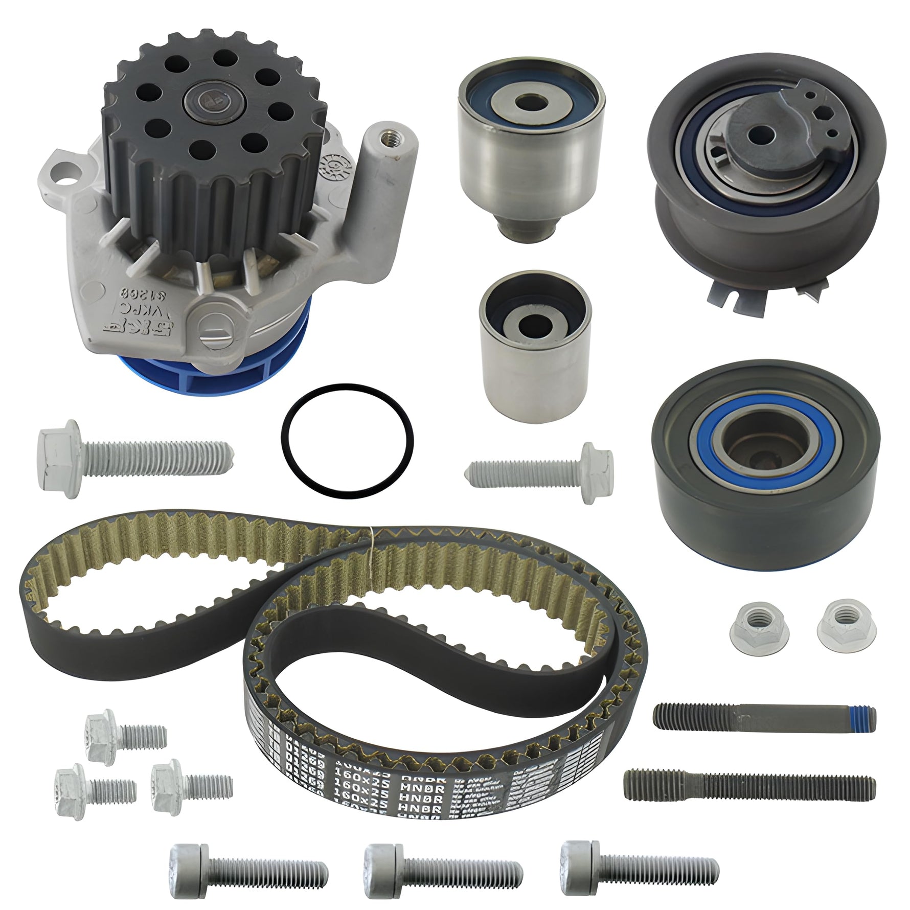 SKF VKMC 01148-2 Water Pump and Timing Belt Set Black