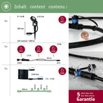 Resigilat|Paulmann Plug & Shine LED spot de gradina Sting, set, antracit