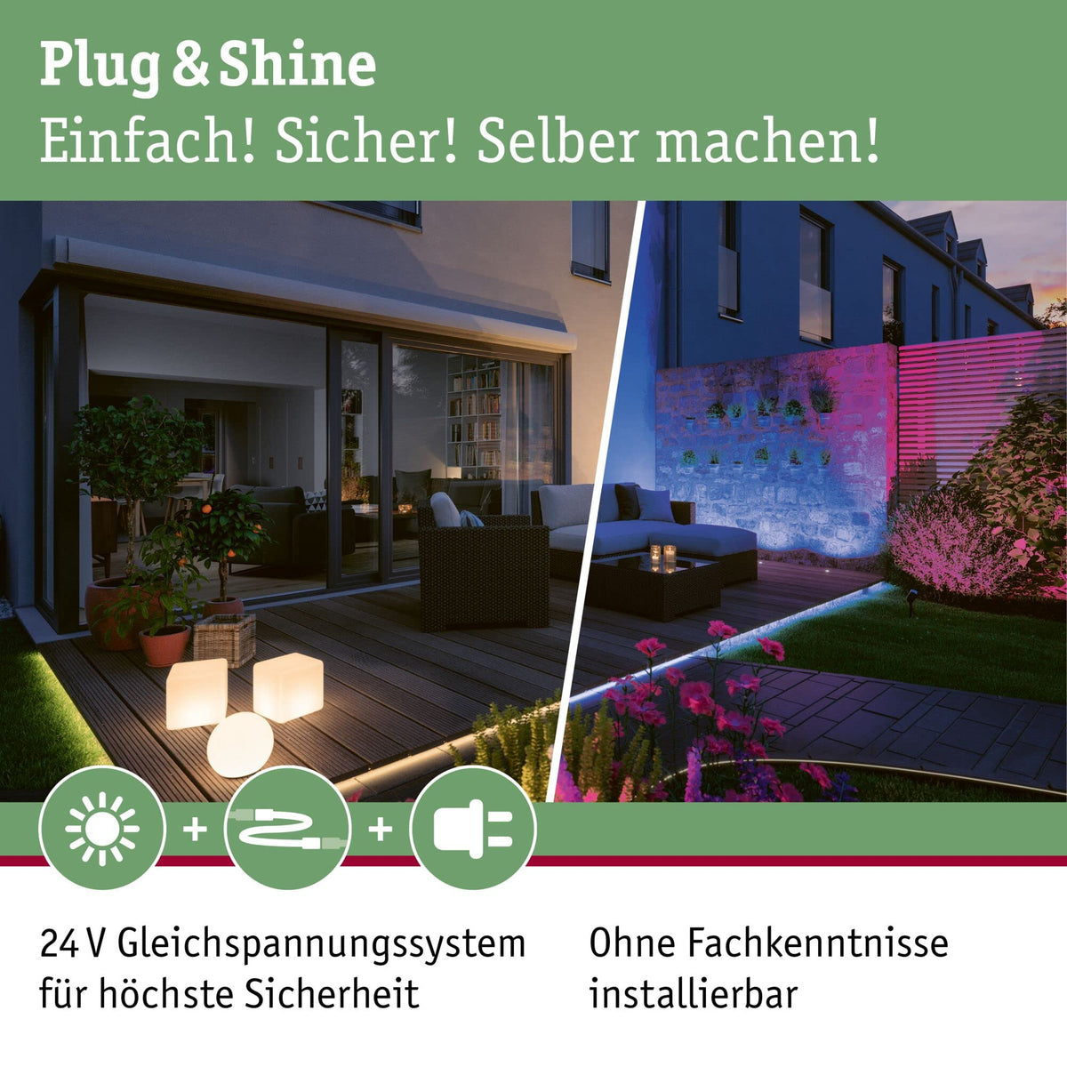 Resigilat|Paulmann Plug&Shine transformator pentru sistem de iluminat, 75 W, argintiu, 98849