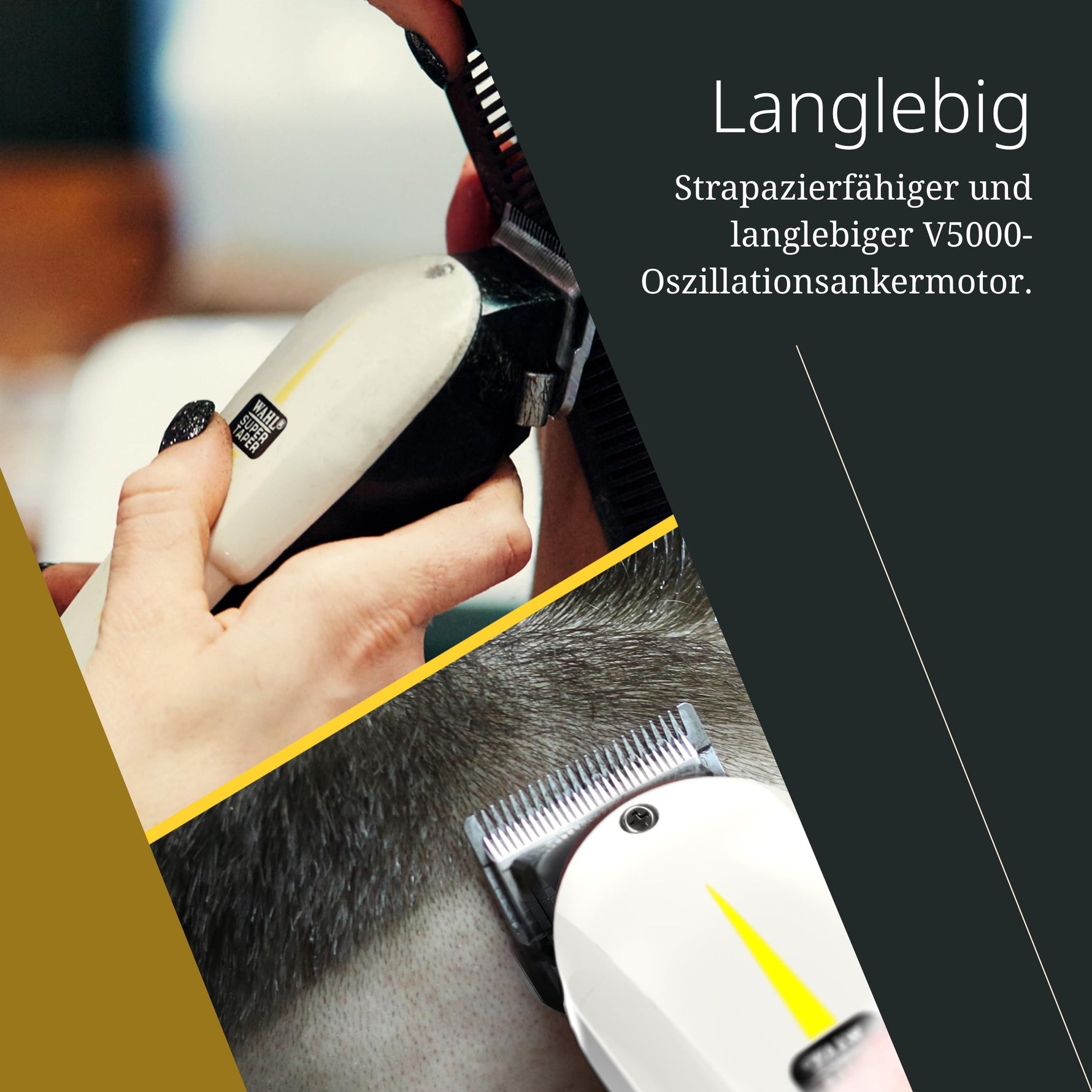 Haarschneidemaschine SuperTAPER bla/whi EU MIH