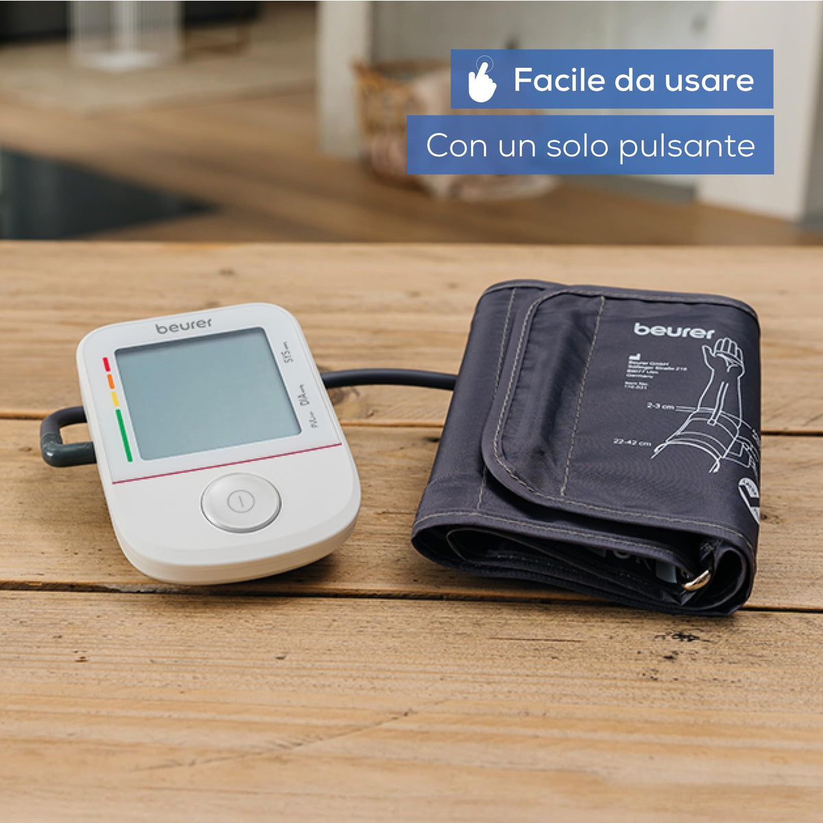 |Resigilat| Beurer BM 38 tensiometru de braț, măsurare precisă, indicator repaus, detectare aritmii, manșetă 22–42 cm, Apple Health — 128 caractere.