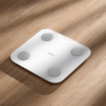 Xiaomi Body Composition Scale S400 Personenwaage mit Dual-Frequenz-Messung, 25 Gesundheitsindikatoren, bis zu 150 kg und Genauigkeit von 100g, Weiß
