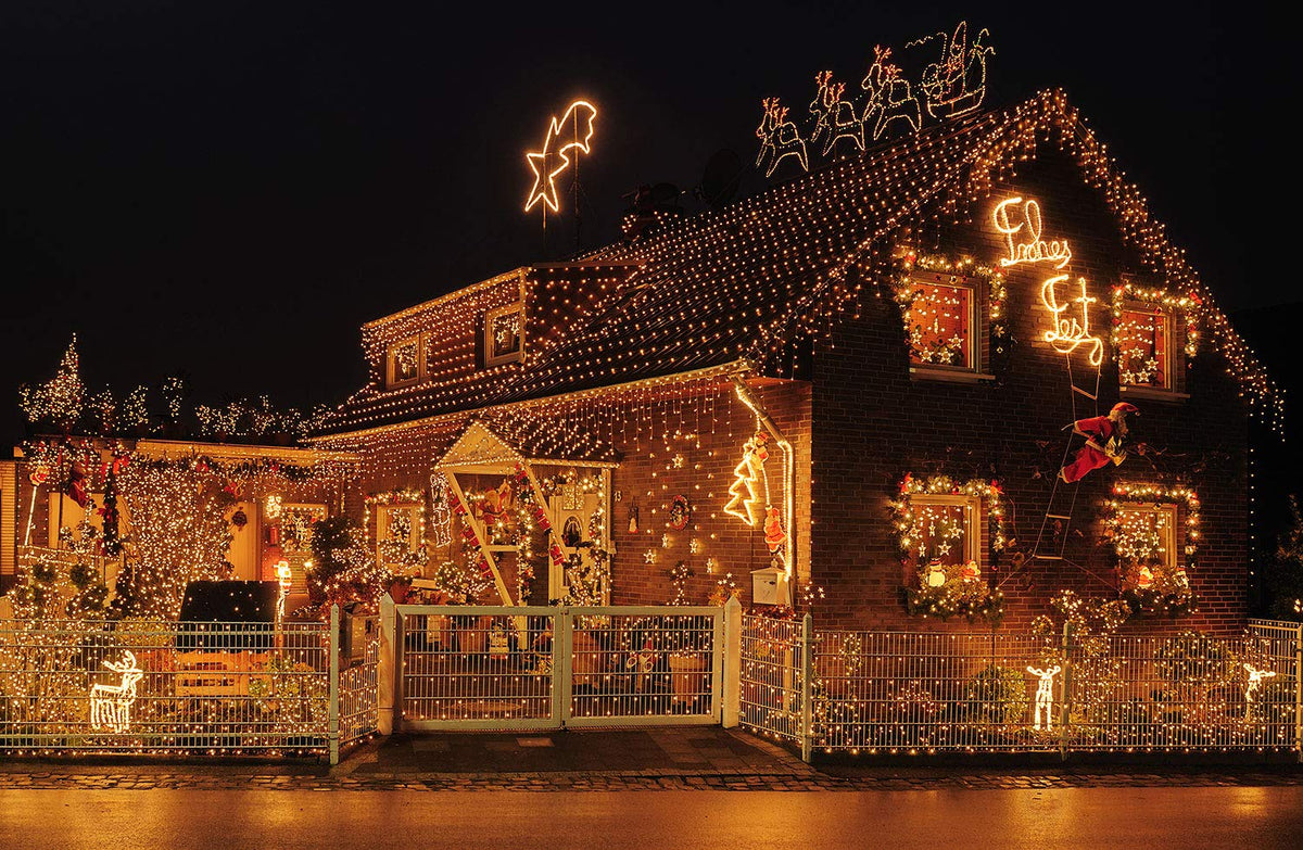 Resigilat|Idena 31352 Luminite LED cu 125 LED-uri, Lumina Calda, 1,7 m, Timer 6 Ore, pe Baterii, Decoratiune Interior si Exterior