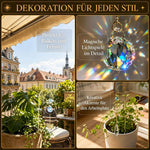 Resigilat|6 Decoratiuni Cristal pentru Ghivece, Suncatcher, Luna, Stea, Fluture si Inima, Prisme, Efecte de Lumina