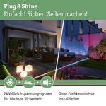 Resigilat|Paulmann Plug & Shine LED spot de gradina Sting, set, antracit