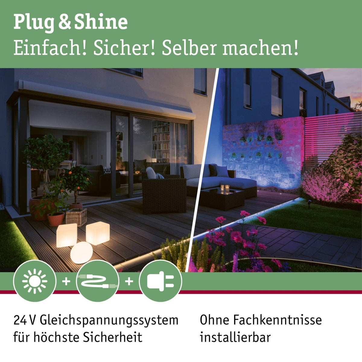 Resigilat|Paulmann Plug & Shine LED spot de gradina Sting, set, antracit