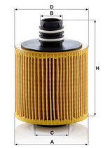 MANN-FILTER, HU 8006 – Filtru de ulei