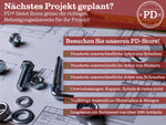 Resigilat|PD dopuri lamelare rotunde 25 mm pentru tevi rotunde, capace de capat, negre, 4 bucati
