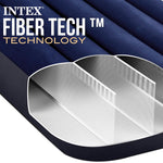 Intex 64757 Classic Downy Blue Dura-Beam Serie Twin Luftbett, Blau, 191 x 99 x 25 cm (L x B x H)