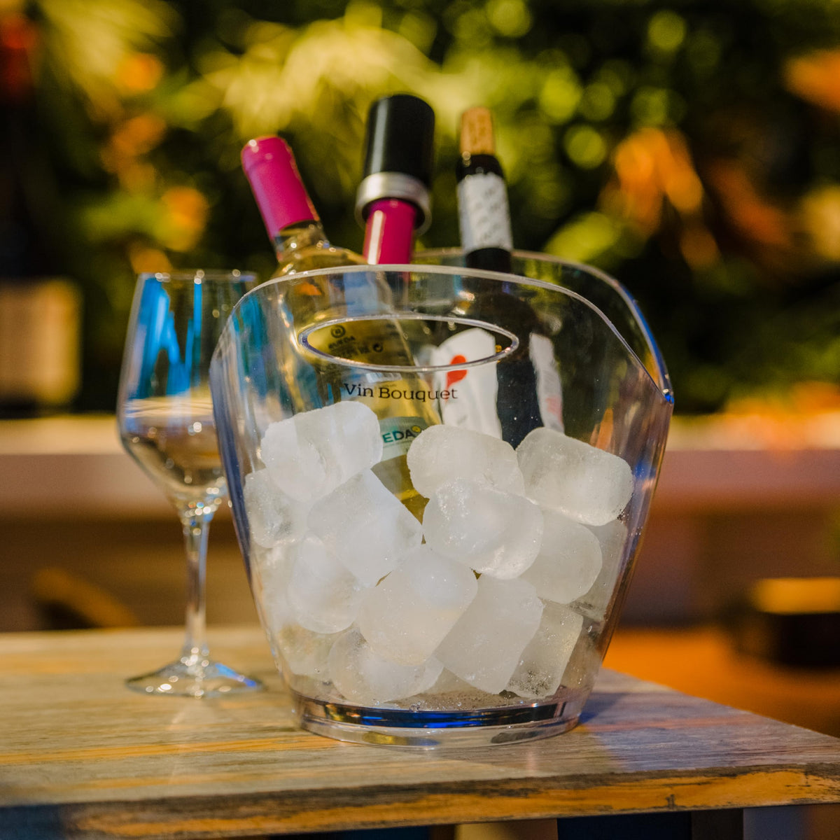 Resigilat|Vin Bouquet FIE 029 galeata transparenta pentru gheata, pentru 6 sticle
