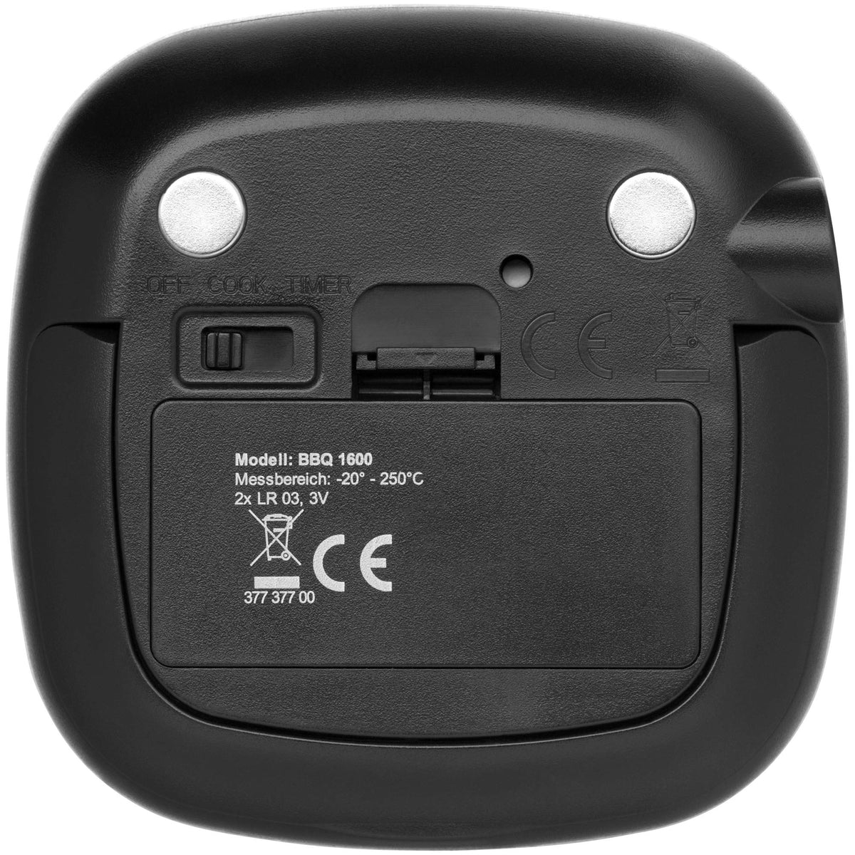 Resigilat|WMF BBQ termometru digital pentru carne, 5 niveluri de gatire, display LED tactil, timer si suport magnetic