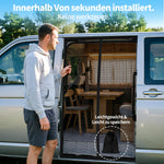 Resigilat|Plasa anti-tantari magnetica pentru usa glisanta VW T5 T6, plasa fina pentru insecte, protectie solara si ventilatie