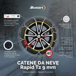 Bottari 18832: Lanțuri de zăpadă „Rapid T2”, 9 mm, mărimea 120, ÖNORM