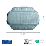 Resigilat|Spirella Alaska perna pentru cada, 8 ventuze, antibacteriana, antiderapanta, lavabila, taupe, 23 x 32 cm