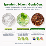 Resigilat|SodaStream DUO, set 2 sticle din sticla de 1 L, compatibile cu aparatele DUO si E-DUO
