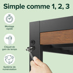 Zinus Kai Bamboo and Metal Platform Bed Frame