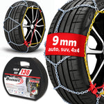 Bottari [Goodyear] 18833 lanțuri de zăpadă „Rapid T2”, 9 mm, mărimea 130, compatibile cu ABS și ESP