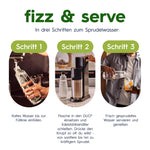 Resigilat|SodaStream DUO, set 2 sticle din sticla de 1 L, compatibile cu aparatele DUO si E-DUO
