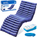 AIESI® Materasso Antidecubito ad elementi intercambiabili con compressore regolabile a ciclo alternato DOCTOR MATTPLUS, 22 elementi, Portata 150 Kg, Silenzioso, Garanzia Italia 24 mesi