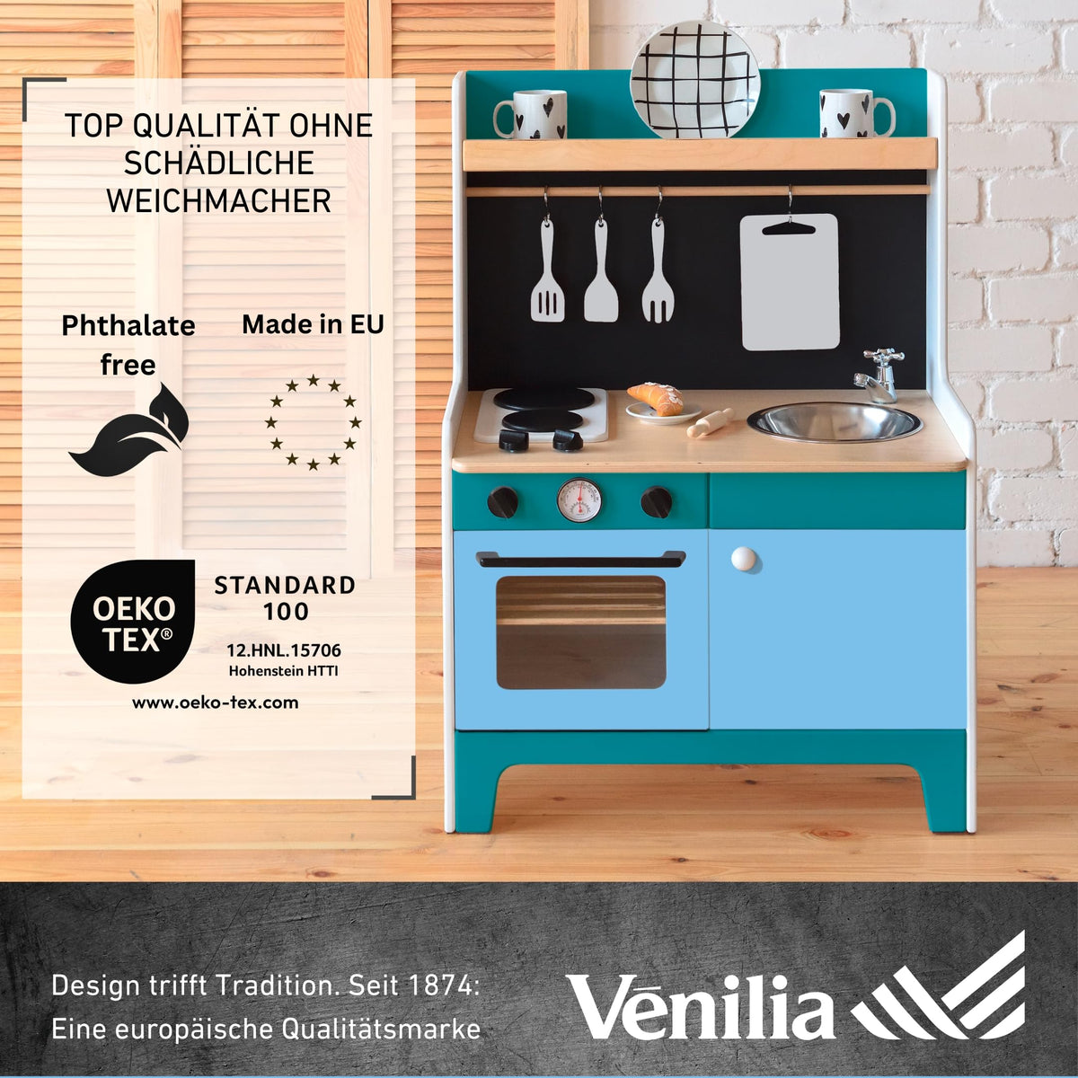 Resigilat|Venilia folie autoadeziva pentru mobilier, mata uni, albastru Caraibe, 45 cm x 2 m, PVC, rezistenta la caldura si rupere