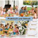 Resigilat|GFCC set 3 piese huse elastice pentru set de masa si banci de bere, albe, 220 x 50 cm