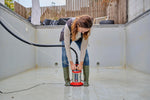 Einhell Schmutzwasserpumpe GE-DP 7535 N LL ECO 2-in-1 (750 W, bis zu Ø 35 mm Fremdpartikelgröße, max. 18.500 L/h Fördermenge, inkl. Quick-Connector & Universaladapter)
