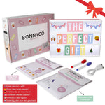 Resigilat|BONNYCO Light Box A4 roz, cu 400 litere si simboluri, caractere Ä Ö Ü ß, emoji, 2 markere si USB