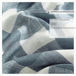 Resigilat|Elrene Home Fashions Farmhouse Living Grainger perdea opaca, carouri tip buffalo, 132,1 x 213,4 cm, Chambray, 1 panou