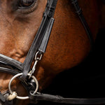 Resigilat|Imperial Riding Chambon IRH Core, ajutor de antrenament pentru cai din piele, negru, marimea Full